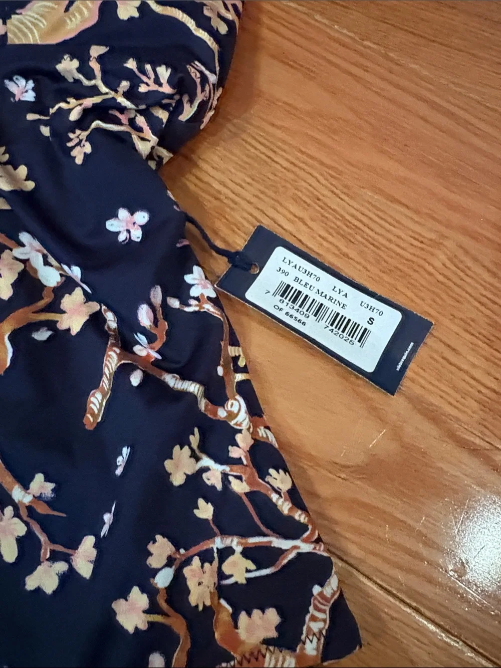 NWT! VILEBREQUIN Women’s Navy Floral One-Piece Swimsuit Small S